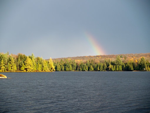 Owl Lake rainbow