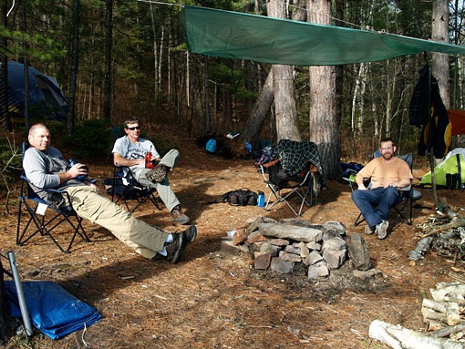 Fork Lake campsite